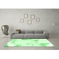 thumbnail image 3 of Ahgly Company Indoor Rectangle Abstract Emerald Green Modern Area Rugs, 2' x 4', 3 of 4