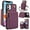 Dark Purple, variant on Crossbody Wallet Case for iPhone 11, RFID Blocking Zipper Handbag Purse Flip Cover, Kickstand Folio Case Card Slots Holder Wrist Strap Lanyard