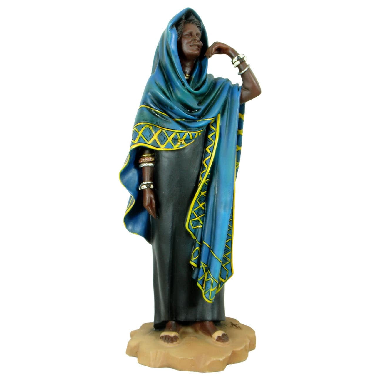 Castagna Handmade Tuareg Woman Polyresin Figurine China Walmart Com Walmart Com