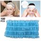 thumbnail image 4 of 100 diademas desechables para , para mujeres y niña diademas suaves no tejidas para cabeza, banda cabellero facial, diadema elástica para , Azul Sunnimix Diademas de spa desechables, 4 of 8