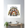 thumbnail image 2 of Leopard Rainbow Nurse Life Be Kind Poster Wall Art, Modern Wall Decor, 16x16 UNFRAMED, 2 of 3