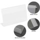 thumbnail image 3 of 30pcs Price Display Holder L Shape Clear Acrylic Price Card Tag Acrylic Sign Display Holder Display Stands Small Price Name Card Tag for Shopping Mall, 3 of 4