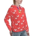 thumbnail image 6 of Sigee Cartoon Rooster for Women's Pullover Hoodie Sweatshirts Adult Casual Long Sleeve Sweatshirts ,Sizes S-2XL-XX-Large, 6 of 7