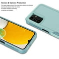 thumbnail image 3 of Njjex for Samsung Galaxy A13 5G Case, Galaxy A13 Case Dual Layer Rubber Protection Cover Anti-Scratch Protective Slim Lightweight Shockproof Heavy-Duty Case for Samsung A13 5G- Turquoise, 3 of 6