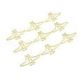 thumbnail image 2 of 100 piezas Clips de papel antideslizantes Lindos clips de papel decorativos de metal con forma de animal Pequeños marcadores para oficina Escuela Dorados, 2 of 10