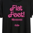 thumbnail image 3 of Barbie The Movie - Flat Feet - Juniors Ideal Flowy Muscle T-Shirt, 3 of 5