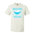 thumbnail image 1 of Adult Breathing Is For The Weak Funny Swimmer T-Shirt, 1 of 1