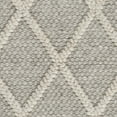 thumbnail image 3 of SAFAVIEH Natura Tracery Geometric Diamonds Wool Area Rug, Grey, 2' x 3', 3 of 5