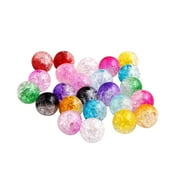 200 Pcs Cracked Beads for Necklace Making Arts and Crafts Adults Bracelets Jewellery