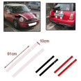 thumbnail image 2 of 2pcs Black White Red Vinyl Car Bonnet Stripes Hood Sticker Cover Decal Dwm2754536 Fit For Bmw Mini Cooper R50 R53 R56 R55, 2 of 5