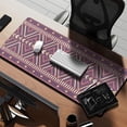 thumbnail image 2 of Long Mouse Pads for Desk,Brown Ethnic Pattern Desk Mats on Top Of Desks, Desk Mouse Pad Extra Large with 3mm Non-Slip Base and Stitched Edge for Gaming,Office,Work,Home 35.4"x15.7", 2 of 6