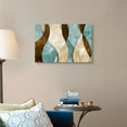 thumbnail image 4 of Great Big Canvas "Blue Lyrical I"  by Lanie Loreth White Gray contemporary  Wrapped Canvas Print Wall Artwork, 4 of 7