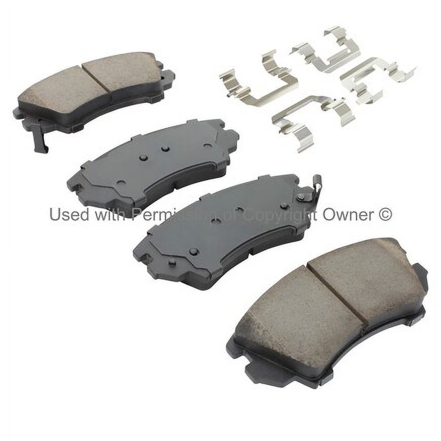 Mpa Electrical 1003-1404C Quality Built Disc Brake Pad Set Black Series,