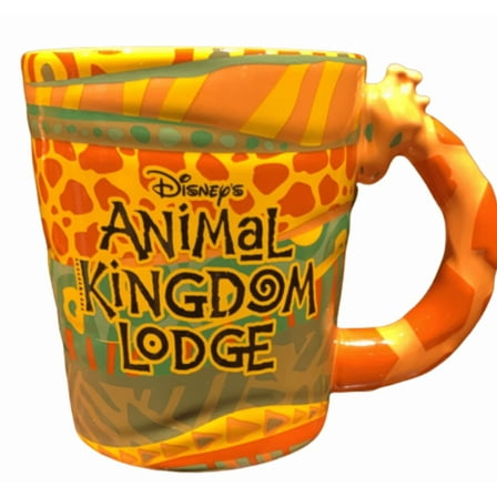 Disney Parks Animal Kingdom Lodge Prints Coffee Mug New With Tag