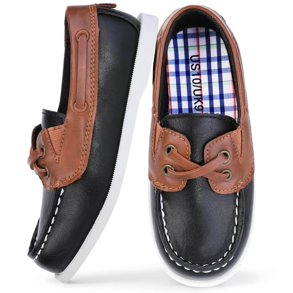 BIGWOW Boys Dress Shoes Casual School Shoes Slip on Boys Loafers for Church Wedding Party Little Big Kids