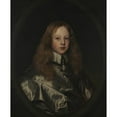 thumbnail image 2 of Gerard Soest 15x18 Black Ornate Wood Framed Double Matted Museum Art Print Titled - A Young Prince (17th Century), 2 of 5