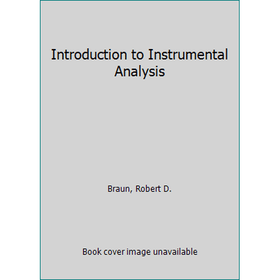 Pre-Owned Introduction to Instrumental Analysis (Hardcover) 0070072914 9780070072916