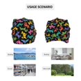 thumbnail image 7 of Pofeuu Colorful Geometric Dog Print Beanie Hat for Men and Women Winter Warm Hats Knit Slouchy Thick Skull Cap, 7 of 7