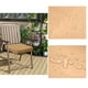 thumbnail image 5 of Cojín impermeable para sofá de exterior de 40 x 40 cm con esponja de alta densidad para muebles de patio resistentes a la intemperie. Aestivo | Caqui | AESTIVO, 5 of 7