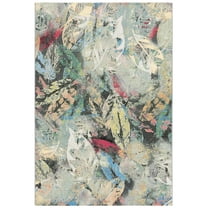 SAFAVIEH Barbados Eamon Botanical Indoor/Outdoor Area Rug, Black Green/Pink, 8' x 10'5"