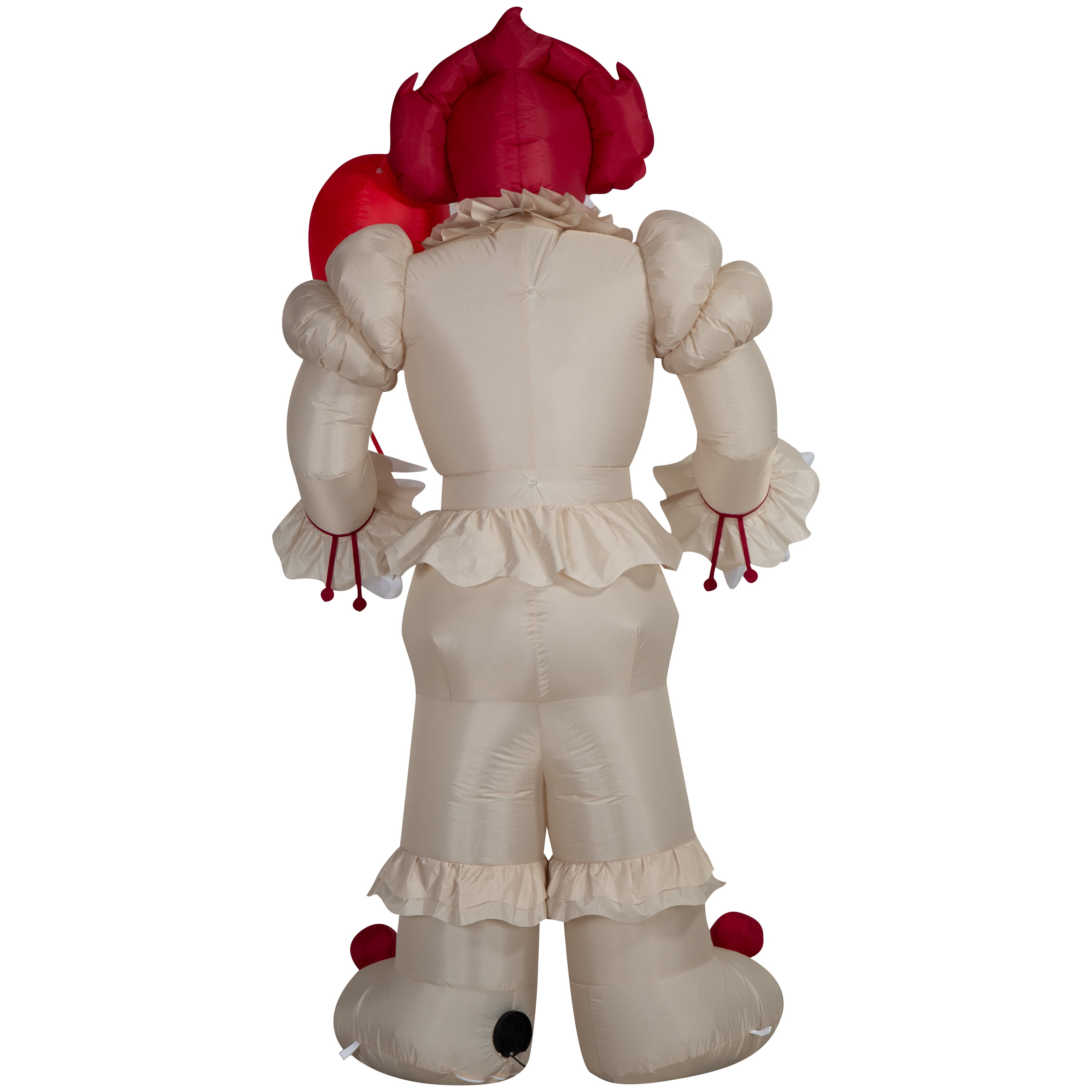 Warner Bros. 8 ft Pennywise Holding Red Balloon Halloween Yard Inflatable with LED Lights