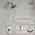 thumbnail image 6 of Boyel Living Shower Only Trim Kit with Pressure Balanced Valve Shower Faucet,Brushed Nickle, 6 of 8