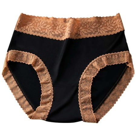 

Womens Briefs Black Ladies Panty XL 1 Pack