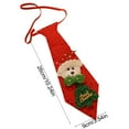 thumbnail image 3 of Yhmxh 2pcs Christmas Ties for Kids Cute Funny Holiday Neckties Christmas Tree Santa Claus Snowman Elk Ties Clothing Accessories for Men Kids Xmas Winter Holiday Parties Festival Gifts, 3 of 6