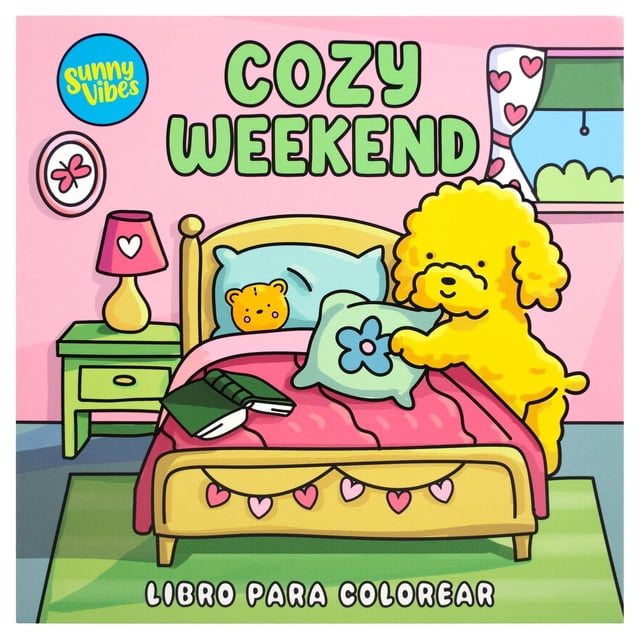 Libro para colorear: Sunny Vibes: Cozy Weekend, de Animae