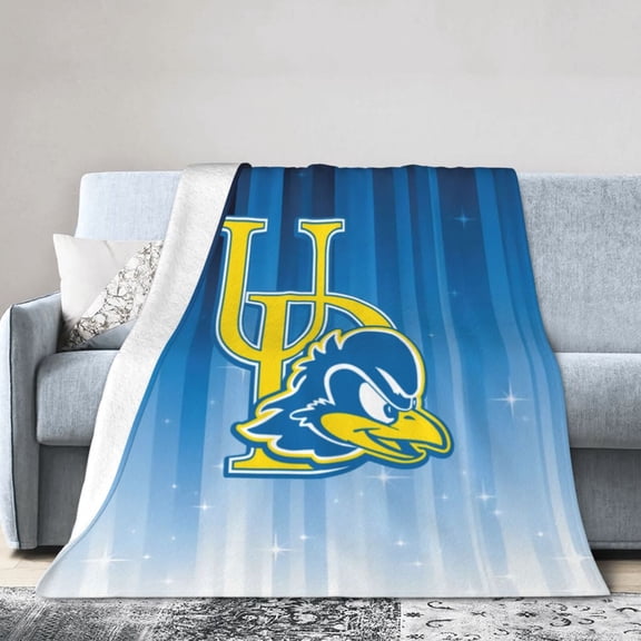 University Of Delaware Ultra-Soft Micro Fleece Blanket Multi-Size Flannel Blanket