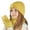 Yellow, variant on ShomPort 3-8 Years Winter Hat Scarf Gloves Set 3 PCS Solid Color Soft Warm Beanie Neck Warmer Glove