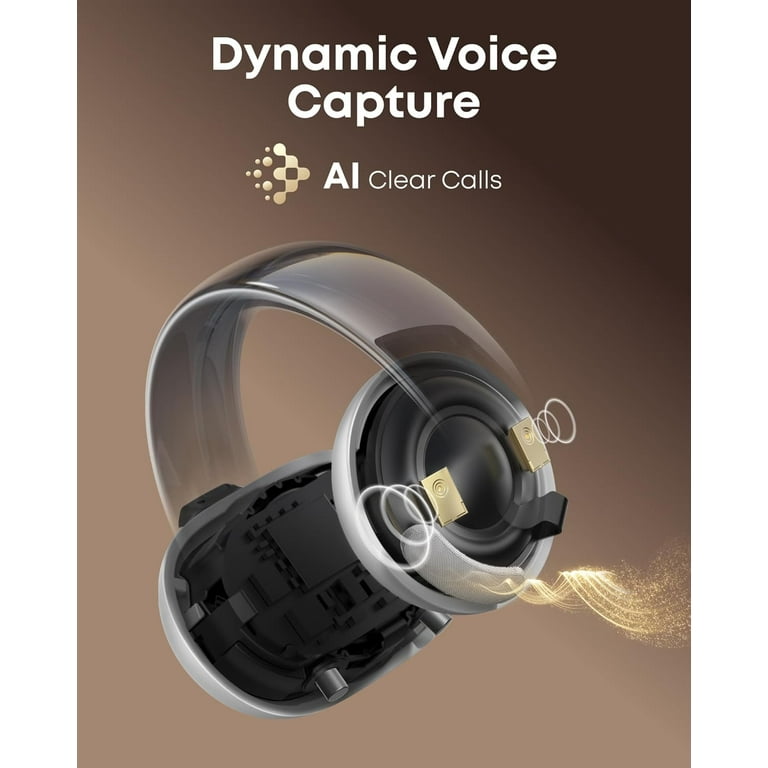 Soundcore AeroClip by Anker, Open-Ear Earbuds, Clip-On Headphones