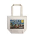 thumbnail image 1 of Phoenix, Arizona, Starry Night Series (100% Cotton Canvas Reusable Tote Bag), 1 of 3