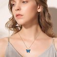thumbnail image 3 of CILENON Butterfly Necklace Pendant For Women Pendant Women'S Necklaces Birthday Gift For Mom Women Wife (A,One Size), 3 of 5