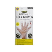 Kole Imports MO128-24 Large TPE Poly Glove - 100 per Pack - Pack of 24