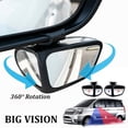 thumbnail image 2 of Alician 1 Pair Car Blind Spot Mirror Front Wheel Auxiliary Rearview Double-sided Mirror 360 Degree Adjustable, 2 of 9