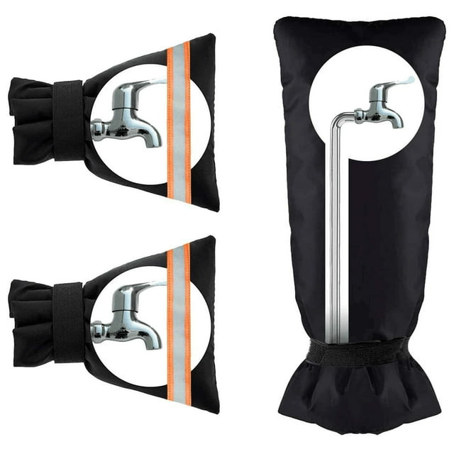 Under 10 Faucets Reusable Tape Reflective for Outdoor with 3 Faucet Pack Winter Cover Tools & Home Improvement