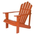 thumbnail image 6 of Shine Company Outdoor Protection Westport Cedar Wood Adirondack Chair, Rust, 6 of 6