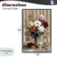 thumbnail image 4 of Stupell Industries Farmhouse Vintage Arrangement with Stripes Black Framed Giclee Art, 12 x 18, by Petals Prints Design, 4 of 8