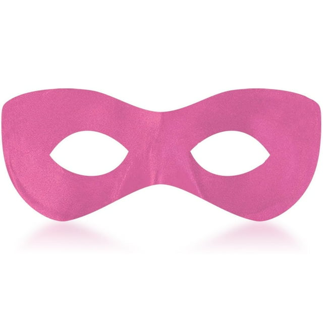 Máscara para ojos Amscan Super Hero Domino tela rosa