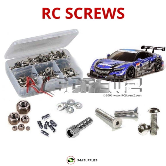 RCScrewZ Stainless Steel Screw Kit tam172 for Tamiya TB04 Raybrig NSX GT RC Car | SET
