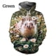thumbnail image 2 of Sudadera con capucha con estampado 3D de animales de erizo para hombre, sudaderas con capucha para niños, lindas sudaderas con capucha, ropa unisex de moda, 2 of 4