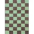 thumbnail image 1 of Ahgly Company Indoor Rectangle Checkered Light Blue Modern Area Rugs, 2' x 3', 1 of 4