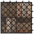 thumbnail image 3 of vidaXL Decking Tiles 30 pcs Grey Wash 30x30 cm Solid Acacia Wood, 3 of 5