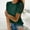 01 Green, variant on Weiqiqre Women's Clothing Dressy Summer Crewneck Puff Loose Fit Eyelet Top Light Work Blouses Shirts