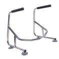 thumbnail image 1 of Toilet Safety Frame, Thickened Foam Armrest Toilet Safety Rails Stainless Steel  for Bathroom, 1 of 7