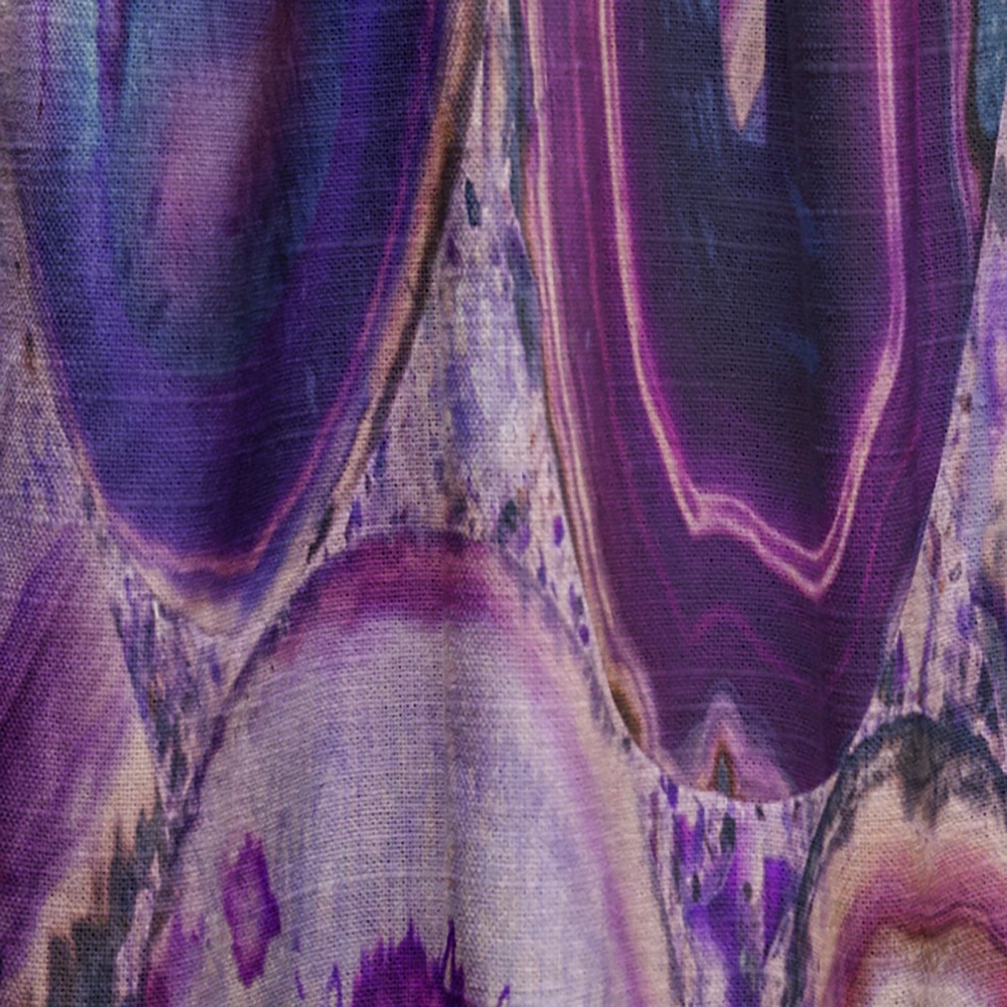 Designart 'Geode Marbled IX' Mid-Century Modern Curtain Panel