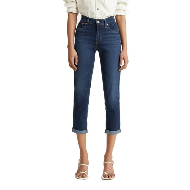 levi's ripped boyfriend jeans