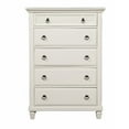 thumbnail image 4 of Alpine Furniture Winchester 5-Drawer Chest - White, 4 of 4