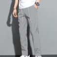 thumbnail image 2 of Clearance Men's Casual Pants,Ice Silk Pants Men'S Summer Thin Men'S Casual Pants Breathable Strap Loose High Elastic Quick Drying Air Conditioning Sports Pants, 2 of 3